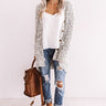 Big City Knit Cardigan in Peppered Ivory Image - 1
