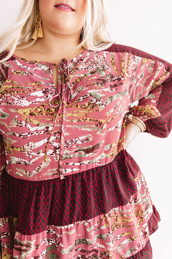 Oh, My, My, My Shift Top Curves Image - 3