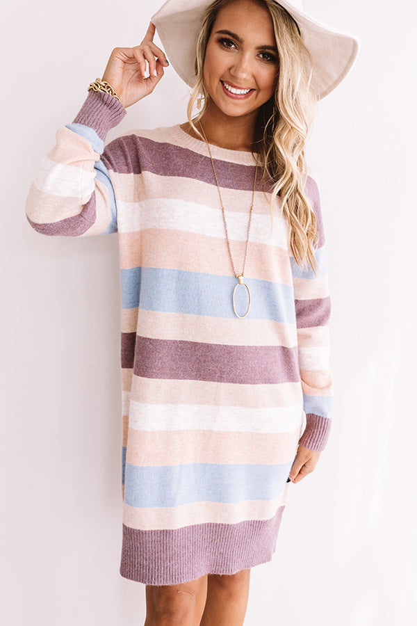 Good Looks And Grace Sweater Dress Image - 2