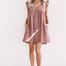 Sway Into Style Eyelet Romper In Dusty Purple Image - 1