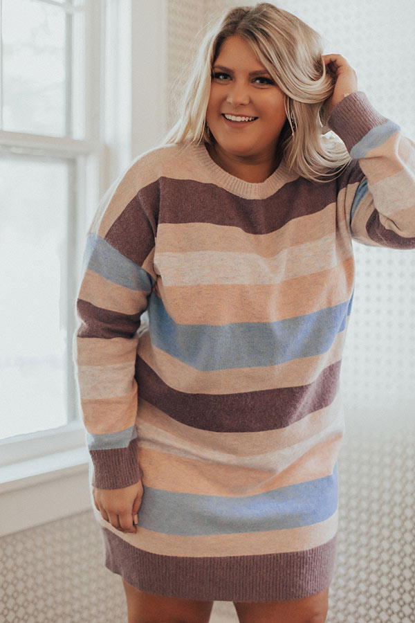 Good Looks And Grace Sweater Dress Curves Image - 5