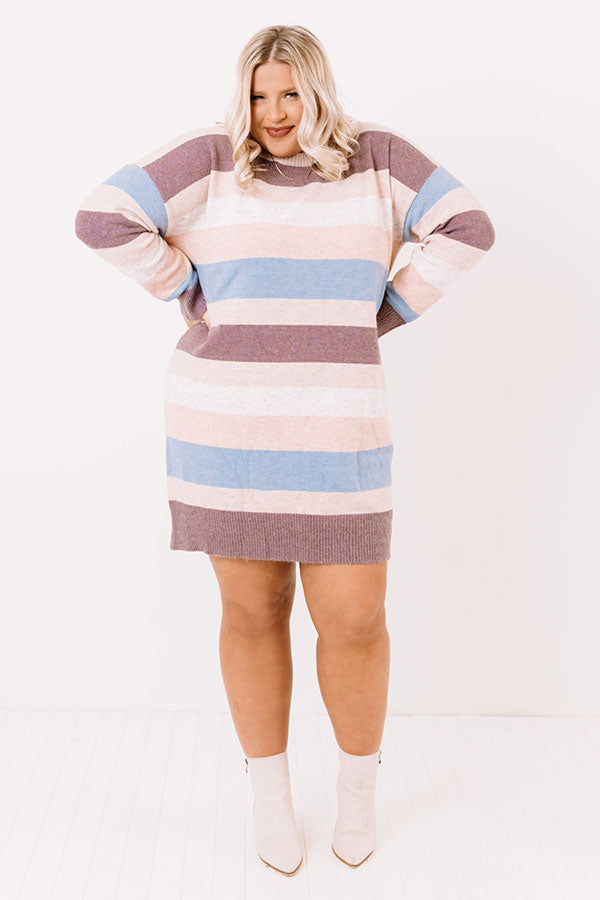 Good Looks And Grace Sweater Dress Curves Image - 1