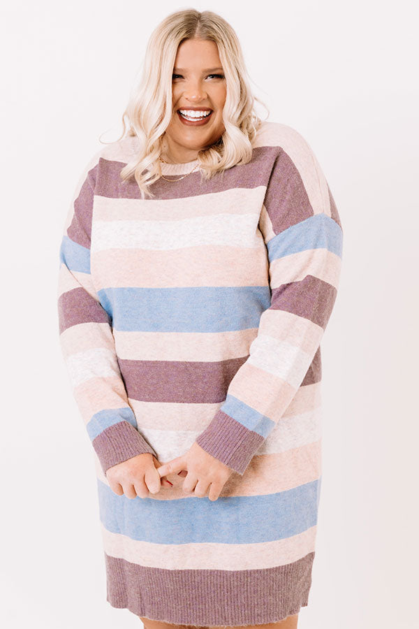 Good Looks And Grace Sweater Dress Curves Image - 3