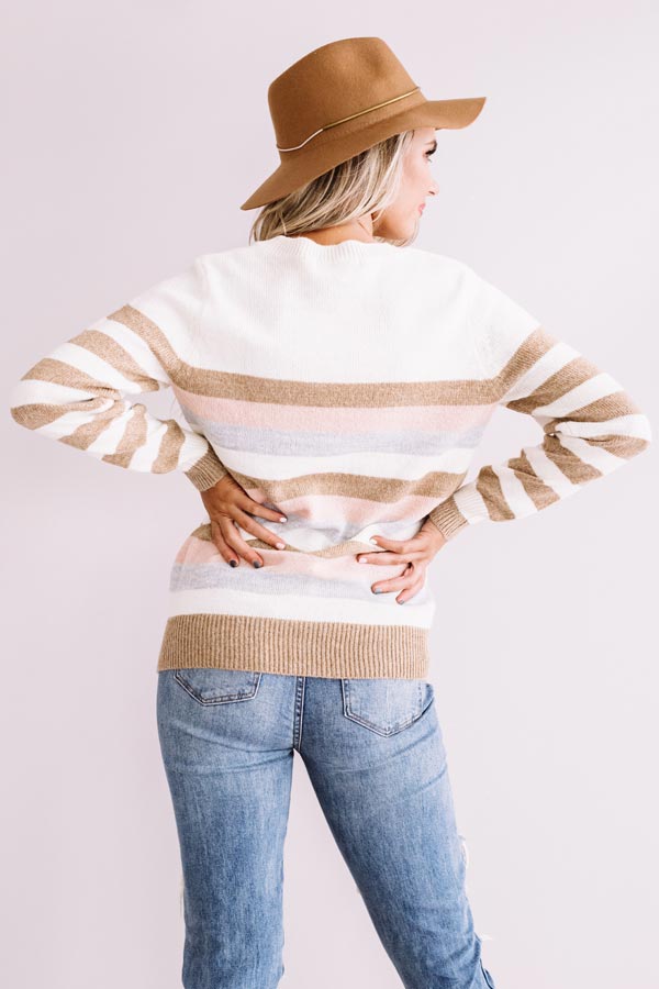 Espresso Yourself Stripe Sweater Image - 4