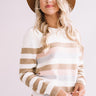 Espresso Yourself Stripe Sweater Image - 1