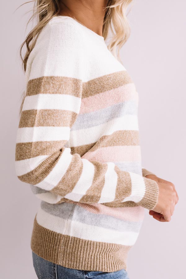 Espresso Yourself Stripe Sweater Image - 3