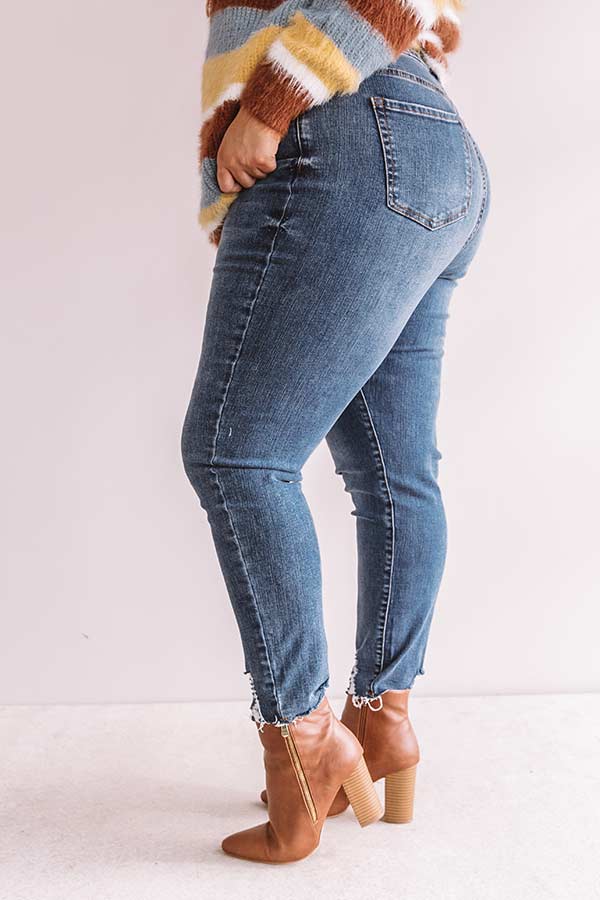 The Elliot High Waist Ankle Skinny Curves Image - 2