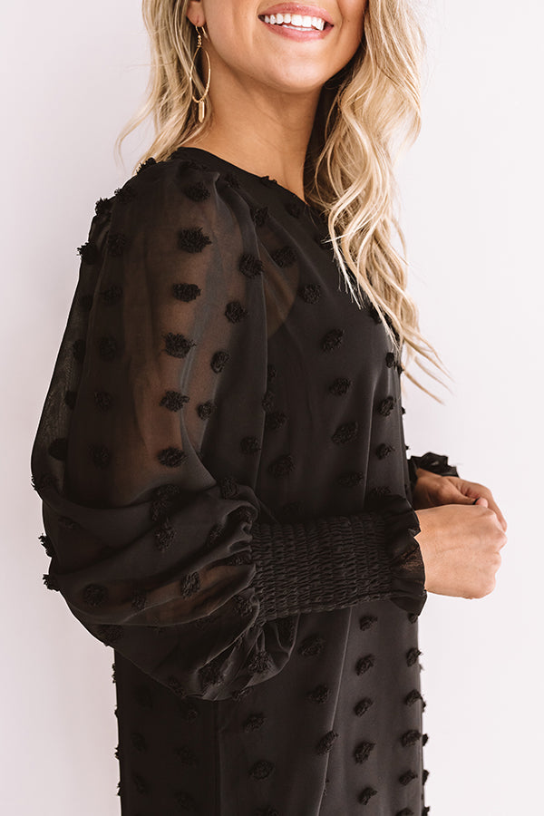 Cocktails And Cuties Shift Dress In Black Image - 4