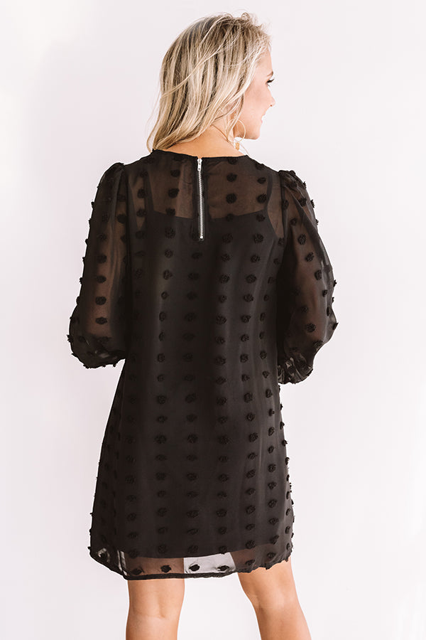 Cocktails And Cuties Shift Dress In Black Image - 5