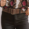Make A Statement Belt In Espresso Image - 1