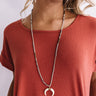 Center Of the Universe Necklace In Grey Image - 1