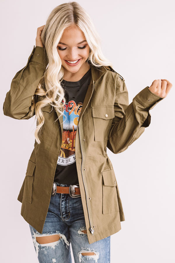 Central Park In Fall Cargo Jacket Image - 4