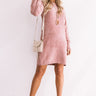 Chic Outlook Chenille Sweater Dress In Blush Image - 1