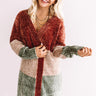 Cool And Collected Chenille Color Block Cardigan Image - 1