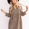 Girly Girl Leopard Babydoll Dress Image - 1