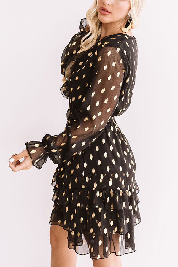 Meet Me At The Ritz Ruffle Dress Image - 5