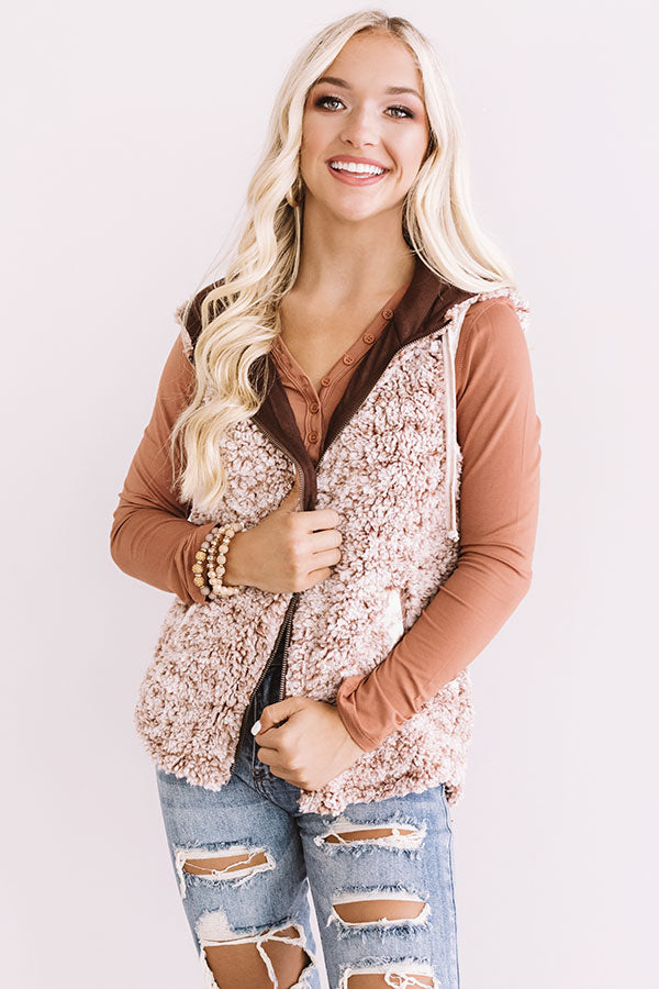 Bonfire Bombshell Sherpa Vest Image - 3
