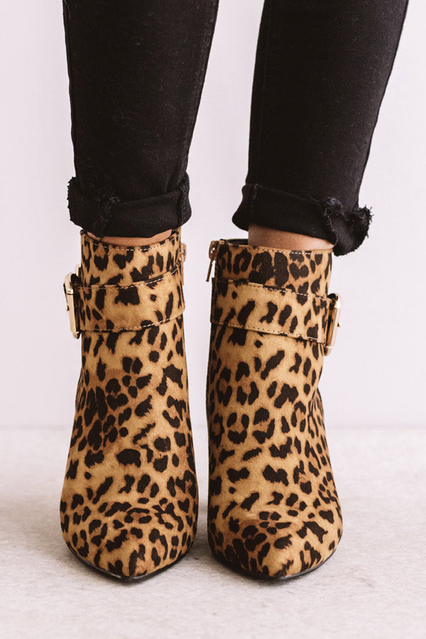 The Emmaline Leopard Bootie Image - 2