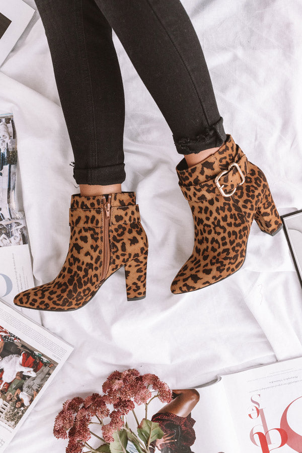The Emmaline Leopard Bootie Image - 1