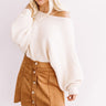 Sweet Cuddles Shift Sweater In Ivory Image - 1