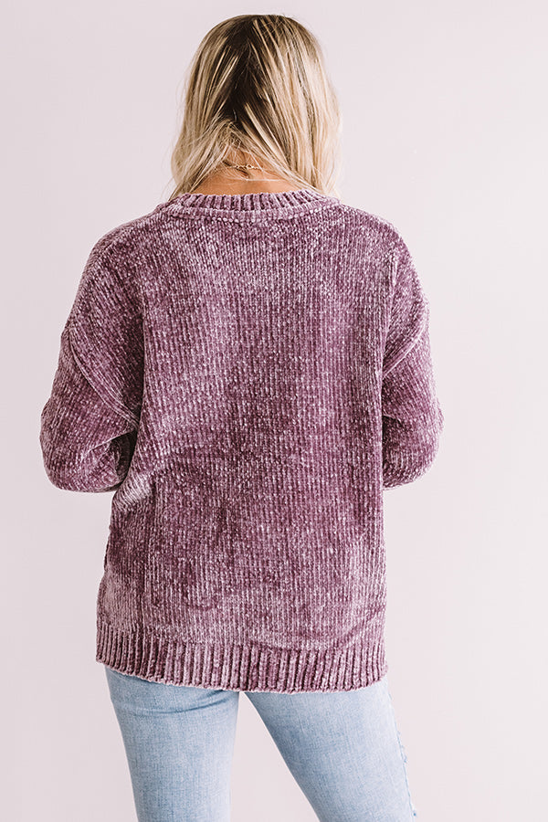 ✨Cindy SchlumeyerSet❣✨セレブ清楚パールセレクション✨ Lovely Starlet Chenille Sweater In Lavender – Impressions