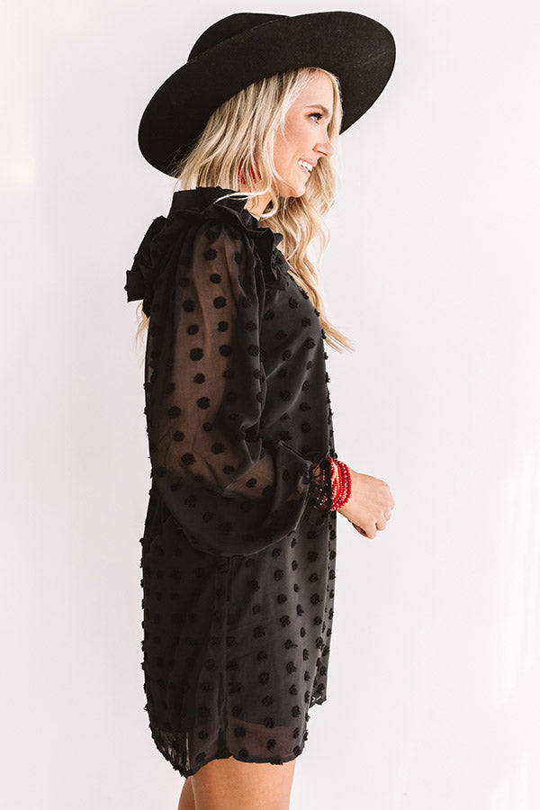 Romantic In Rome Shift Dress In Black Image - 4