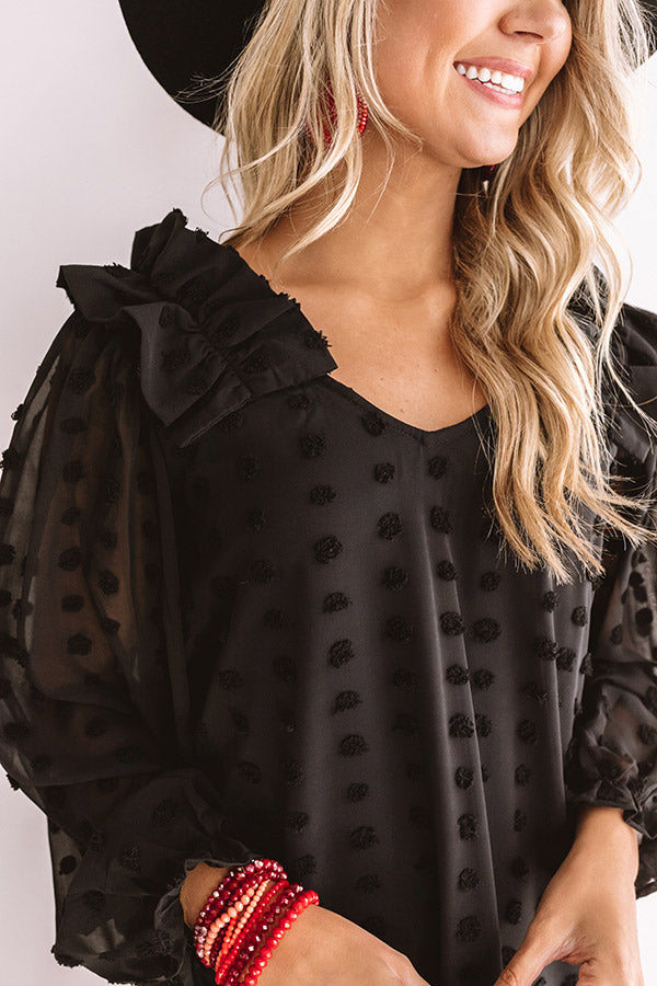 Romantic In Rome Shift Dress In Black Image - 2