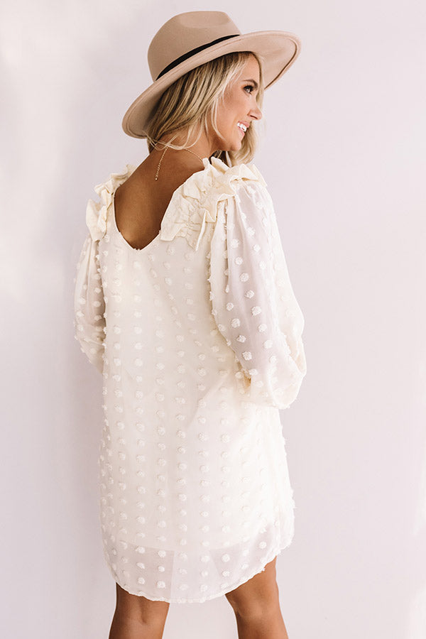 Romantic In Rome Shift Dress In Cream Image - 2