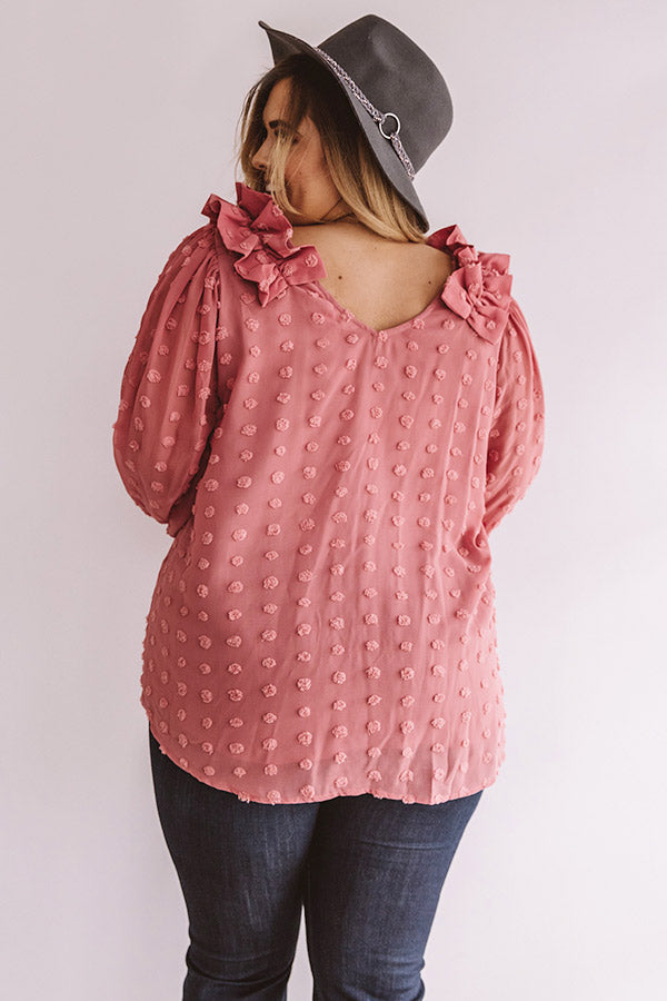 Romantic In Rome Shift Top In Blush   Curves Image - 3