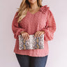 Romantic In Rome Shift Top In Blush   Curves Image - 1