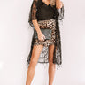 Night Life Luxury Sequin Overlay In Black Image - 1