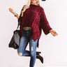 Chardonnay And Chic Chenille Sweater In Windsor Wine Image - 1
