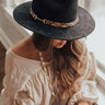 Sonoma Sightseeing Faux Suede Fedora in Black Image - 1
