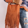 Spanish Coast Fringe Crossbody In Pumpkin Image - 1