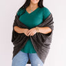 Cue The Cuddles Knit Cardigan In Black Curves Image - 1