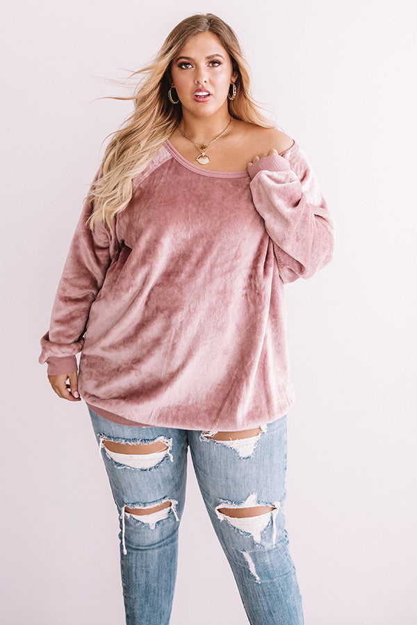 Sweet Kisses Plush Pullover Curves Image - 1