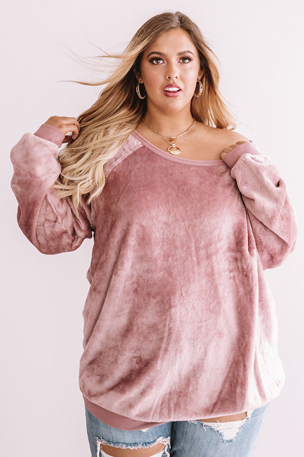 Sweet Kisses Plush Pullover Curves Image - 2