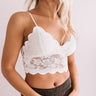 Free And Fearless Longline Lace Bralette In white Image - 1