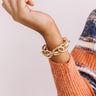 Chic On Command Link Bracelet In Gold Image - 1