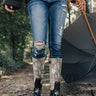 The Khloe Snake Print Rain Boot Image - 1
