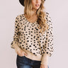 Sonoma Sightseeing Leopard Sweater In Iced Latte Image - 1