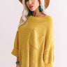 Fall Friendly Chenille Shift Sweater in Mustard Image - 1