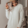 Lounging At The Lodge Chenille Sweater In White Image - 1