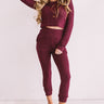 Newly Obsessed Joggers In Wine Image - 1