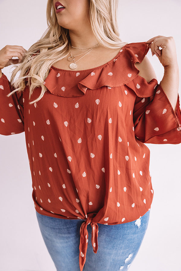 Leaf It To Me Shift Top Curves Image - 4