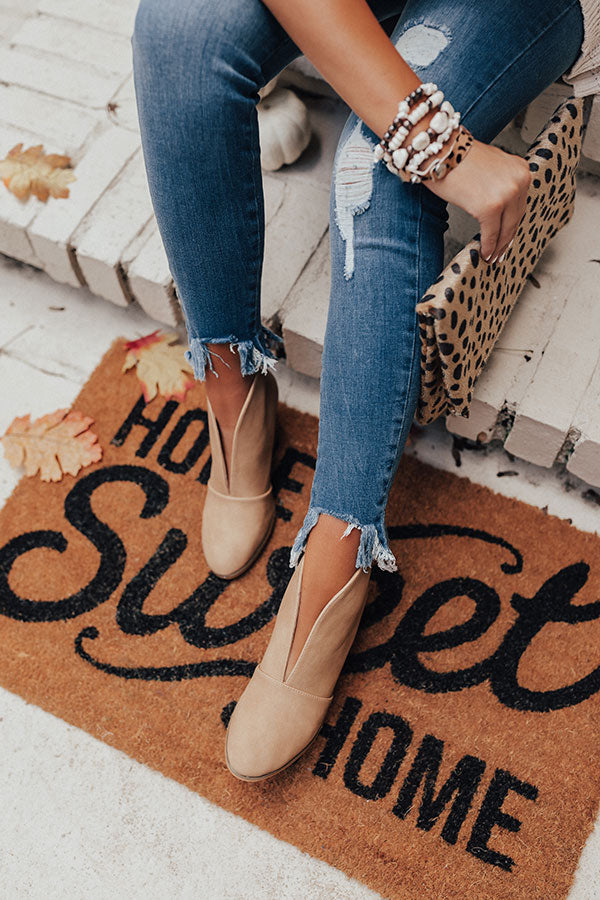 The Valerie Bootie In Khaki Image - 3