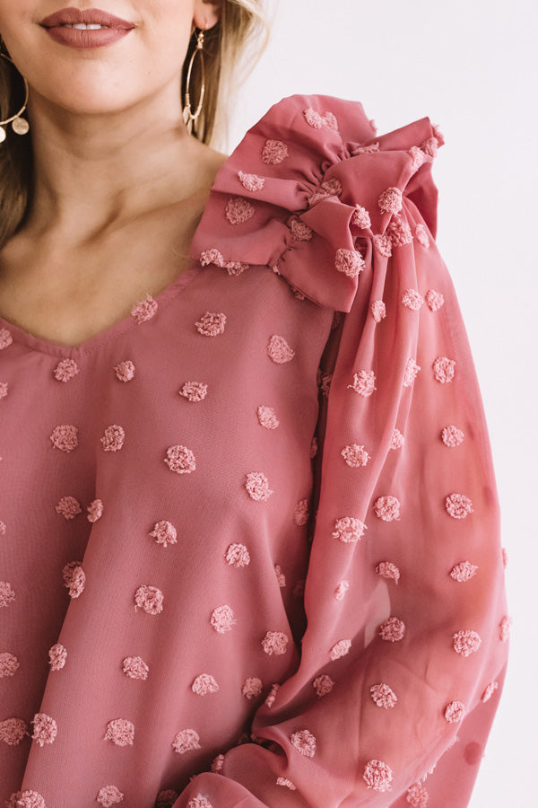 Romantic In Rome Shift Top In Blush Image - 5