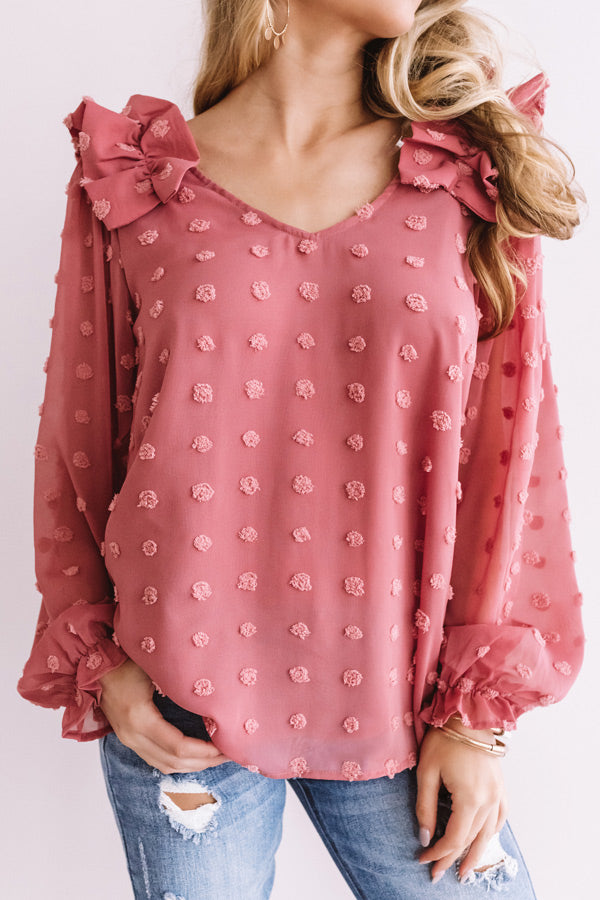 Romantic In Rome Shift Top In Blush Image - 3