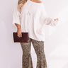 Fall Friendly Chenille Shift Sweater in Ivory Curves Image - 1