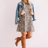 Skip The Beat Leopard Shift Dress Image - 1